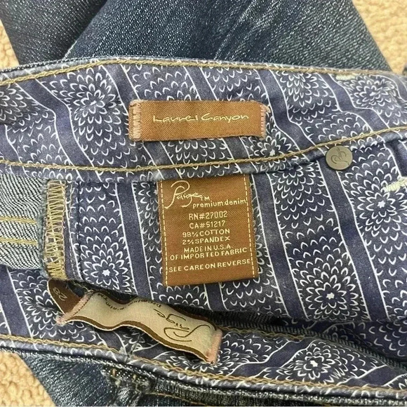 Paige Laurel Canyon Jean Capris Size 28 - Picture 4 of 9